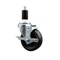 Service Caster 4'' Phenolic Swivel 1-3/8'' Expanding Stem Caster with Brake SCC-EX20S414-PHR-TLB-138 - alternate 1